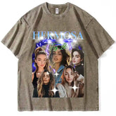 Personalized  Bootleg Raptee 90s Vibe Washed T-Shirt – Perfect for Family & Pet Lovers